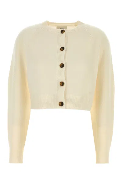Loulou De Saison Ivory Cashmere Heike Cardigan In Neutral