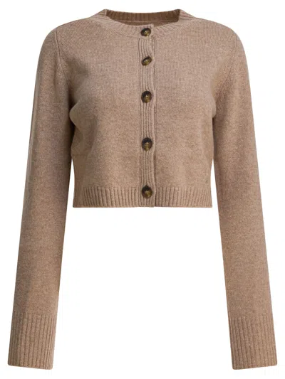Loulou De Saison Cardigan "zephir" In Brown