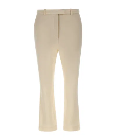 Loulou De Saison Carlo Belt Loops Trousers In Neutral