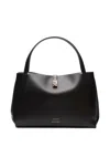 Loulou De Saison Cary Leather Tote Bag In Black