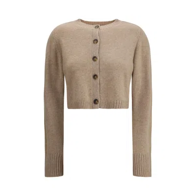 LOULOU DE SAISON CASHMERE CROP CARDIGAN