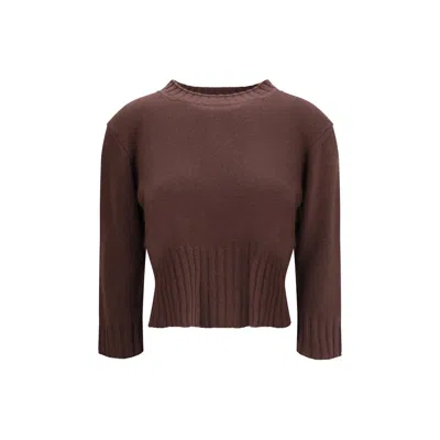 LOULOU DE SAISON CASHMERE CROP SWEATER