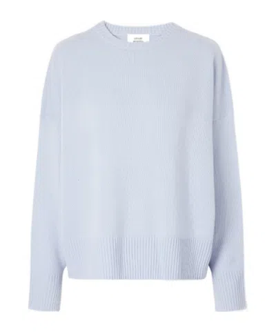 Loulou De Saison Anton Cashmere Sweater In Blue