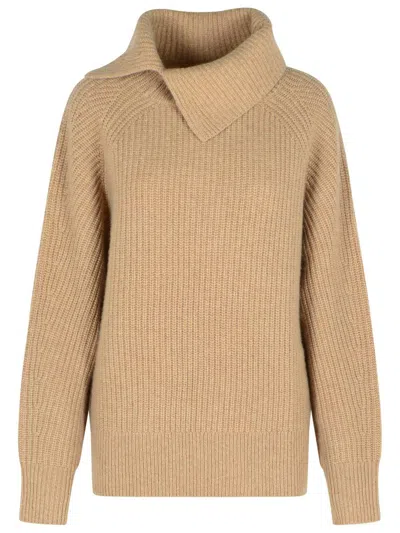 Loulou De Saison 'cecil' Beige Cashmere Sweater In Brown