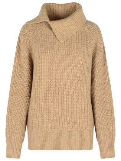 Loulou De Saison 'cecil' Beige Cashmere Sweater In Brown