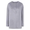 Loulou De Saison Button-front Wool Coat In Purple