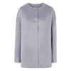 Loulou De Saison Button-front Wool Coat In Purple