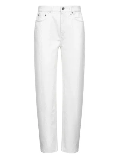 Loulou De Saison Cotton Jeans In White