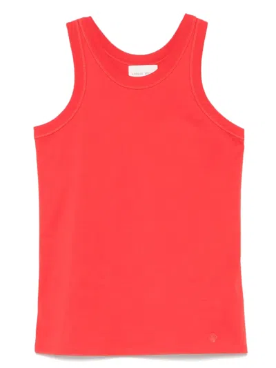 Loulou De Saison Cotton Tank Top In Red