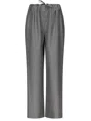 Loulou De Saison Cove Pants Woman Anthracite In Gray