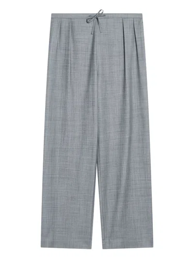 Loulou De Saison Cove Trousers In Grey