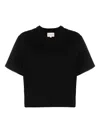 Loulou De Saison Crew-neck T-shirt In Black