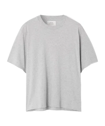 Loulou De Saison Crew Neck T-shirt In Gray