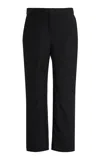 Loulou De Saison Cropped Wool Trousers In Black