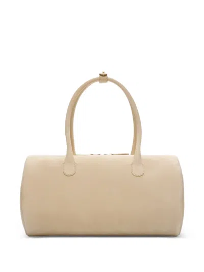 Loulou De Saison Cylindric Handle Shoulder Bag In Neutral