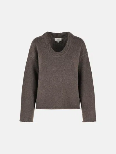 Loulou De Saison Derry Cashmere Sweater In Gray
