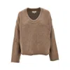 Loulou De Saison 'derry' Cashmere Sweater In Brown
