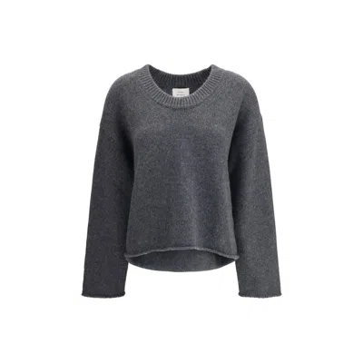 LOULOU DE SAISON DERRY PLUNGING U NECK WOMEN'S SWEATER