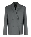 Loulou De Saison Double-breasted Blazer In Multi