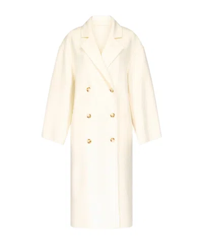 Loulou De Saison Double-breasted Coat In Neutral