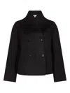 Loulou De Saison Double-breasted Wool Jacket In Black