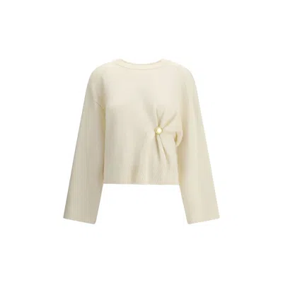 LOULOU DE SAISON DRAPED SWEATER