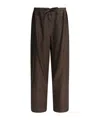 Loulou De Saison Drawstring Trousers In Black