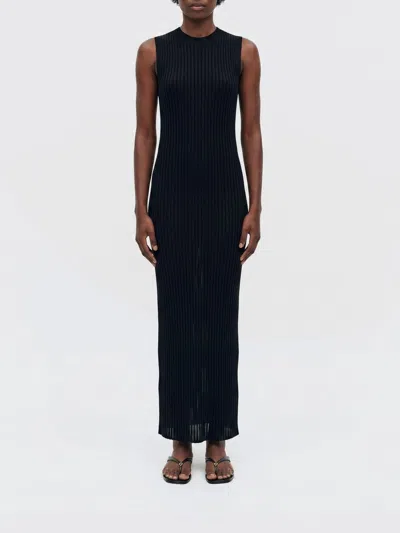 Loulou De Saison Icaria 01 Loose-fit Midi Dress In Green