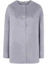 Loulou De Saison Button-front Wool Coat In Multi