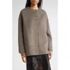 Loulou De Saison Wool Short Coat In Neutral