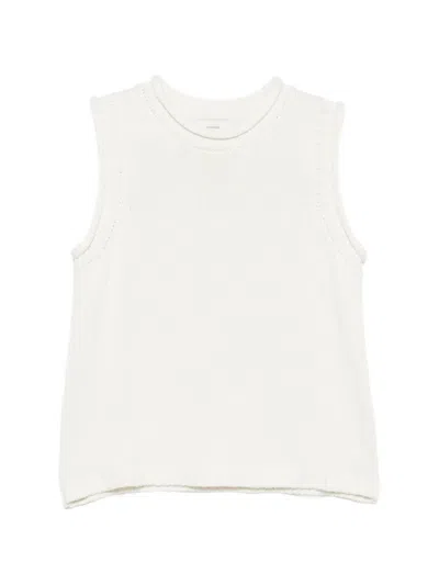Loulou De Saison Effy Sleeveless Vest In White