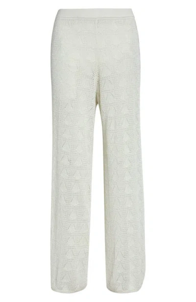 Loulou De Saison Egeo Pointelle Knit Pull-on Pants In Neutral