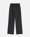Loulou De Saison Elastic Waistband Pants In Black