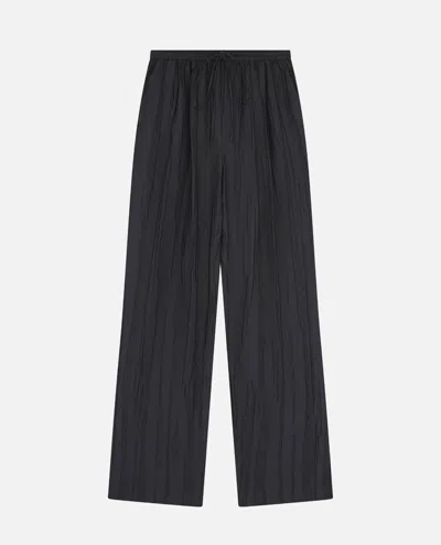Loulou De Saison Elastic Waistband Pants In Black