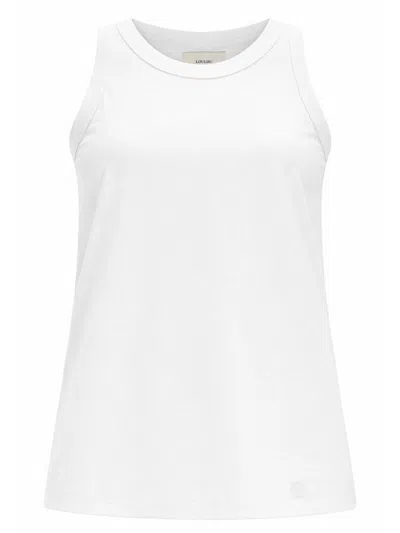Loulou De Saison Elevated Supima Cotton Mini Top For Women In White
