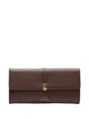 Loulou De Saison Elmer Leather Clutch In Brown