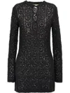 Loulou De Saison Evan Mini Dress Woman Balck