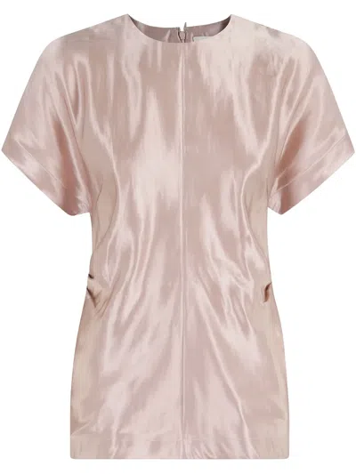 Loulou De Saison Fitted Blouse In Pink