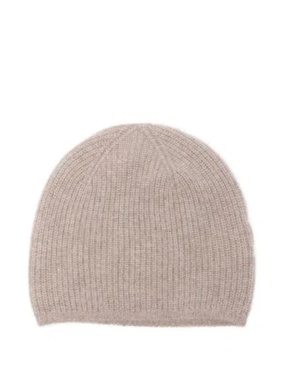 Loulou De Saison Flyknit Ribbed Beanie In Brown