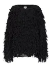 Loulou De Saison Gabin Round Neck Sweater Clothing In Black