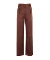 Loulou De Saison Garbo Straight Pants In Red