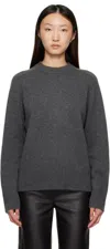 Loulou De Saison Baltra Cashmere Sweater In Gray