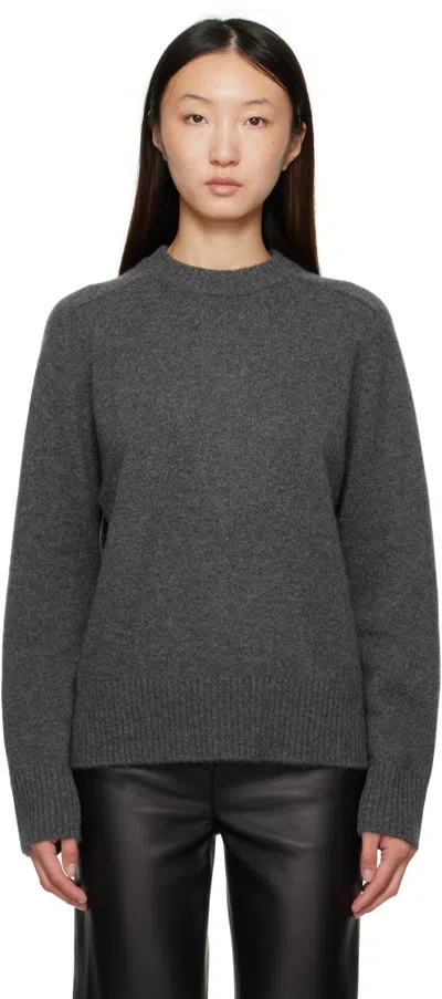 Loulou De Saison Gray Baltra Cashmere Sweater