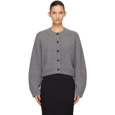 Loulou De Saison Gray Remus Yak Blend Cardigan