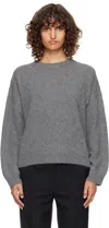 Loulou De Saison Tristan Mercerised-wool Blend Sweater In Blue