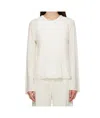 Loulou De Saison Off-white Greta Sweater In White