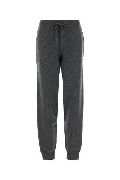 Loulou De Saison Grey Cashmere Hespero Joggers In Gray