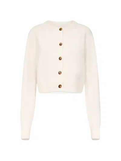 Loulou De Saison Heike Cashmere Cardigan In Neutral