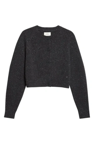 Loulou De Saison Heike Crop Cardigan In Animal Print