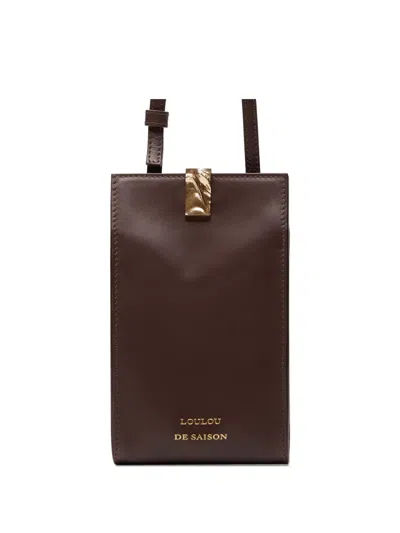 Loulou De Saison Hermin Mini Bag In Brown